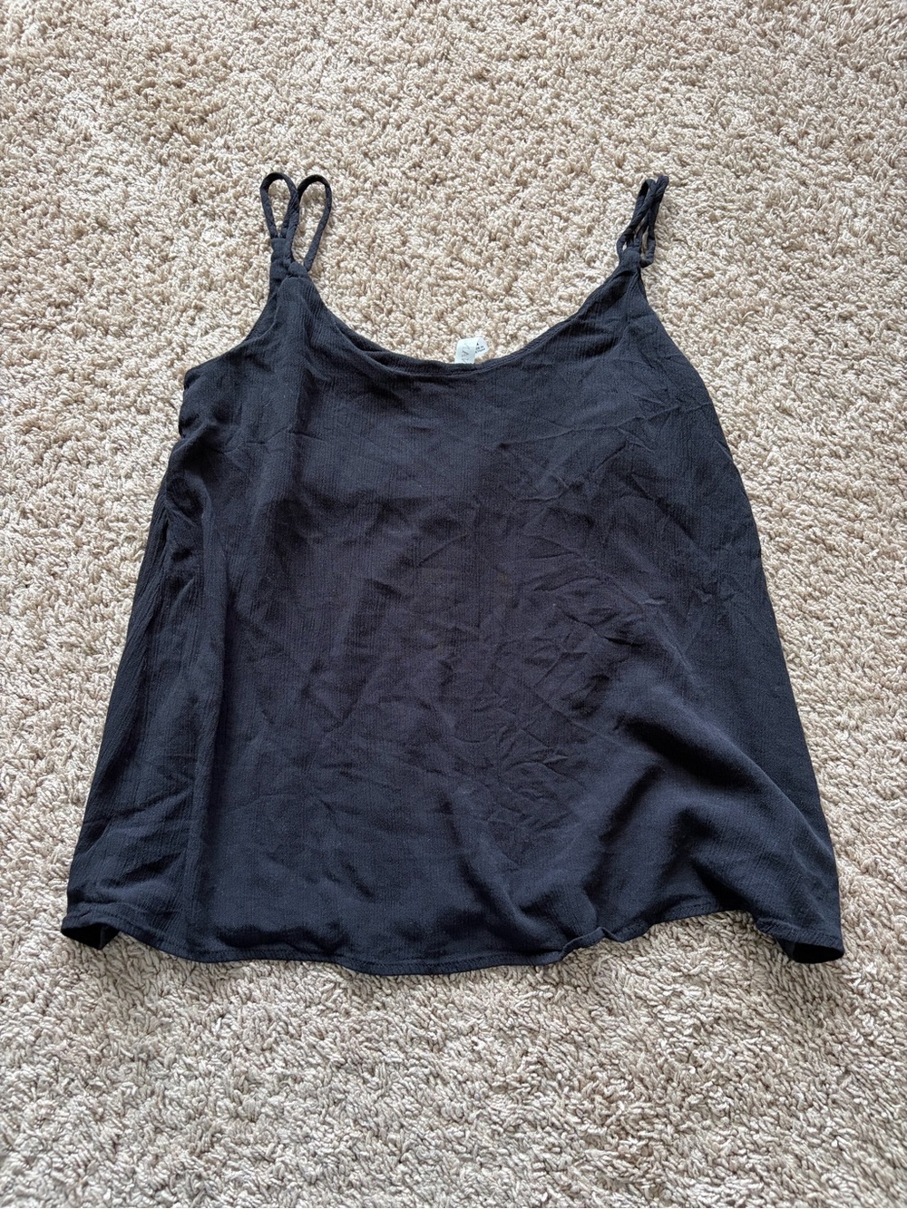 Zenana Outfitters Black Spaghetti Strap Tank Top